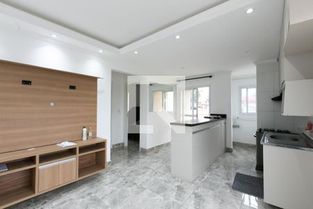 Sala / cozinha  de apartamento para alugar com 2 quartos, 50m² em Vila Robertina, São Paulo