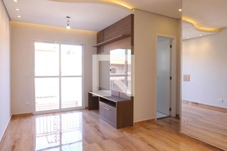 Sala de apartamento à venda com 2 quartos, 54m² em Vila Humaita, Santo André