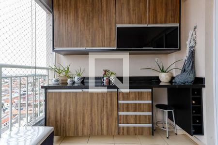 Varanda Gourmet de apartamento à venda com 3 quartos, 70m² em Vila Paiva, São Paulo