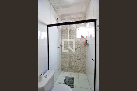 Banheiro da Suíte de apartamento à venda com 2 quartos, 55m² em Vila Bela Vista, Santo André