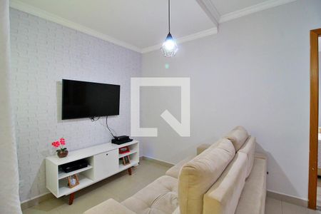 Sala de apartamento à venda com 2 quartos, 55m² em Vila Bela Vista, Santo André