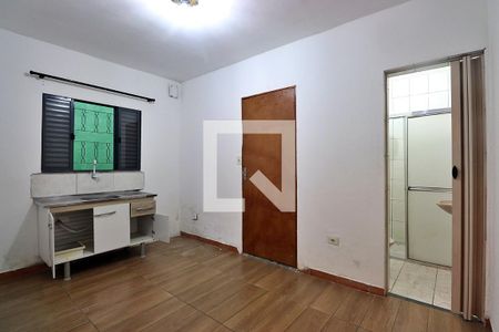 Cozinha de casa para alugar com 1 quarto, 60m² em Jardim Alzira Franco, Santo André