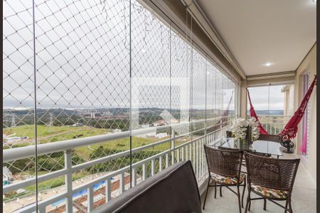 Varanda da Sala de apartamento para alugar com 3 quartos, 90m² em Vila Oliveira, Mogi das Cruzes