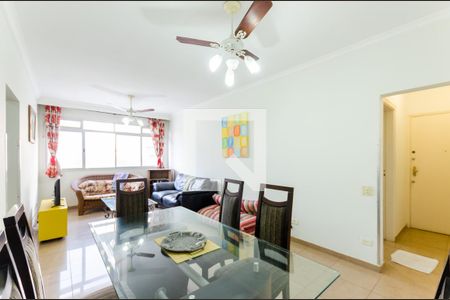 Sala de apartamento para alugar com 2 quartos, 110m² em Ponta da Praia, Santos