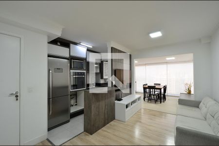 Sala/Cozinha de apartamento à venda com 2 quartos, 61m² em Vila Monte Alegre, São Paulo