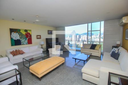 Sala de Estar de apartamento para alugar com 3 quartos, 288m² em Laranjeiras, Rio de Janeiro