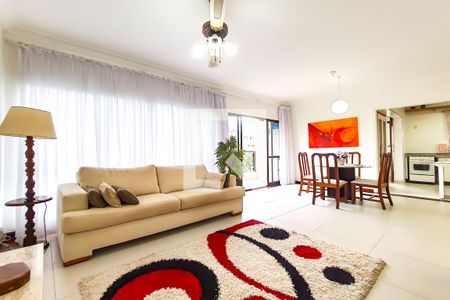 Sala de apartamento para alugar com 3 quartos, 120m² em Balneário Cidade Atlântica, Guarujá