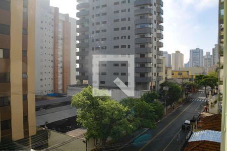 Sala -  vista de apartamento à venda com 1 quarto, 76m² em Santo Antônio, São Caetano do Sul