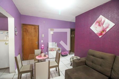 Sala de apartamento à venda com 2 quartos, 48m² em Marechal Rondon, Canoas