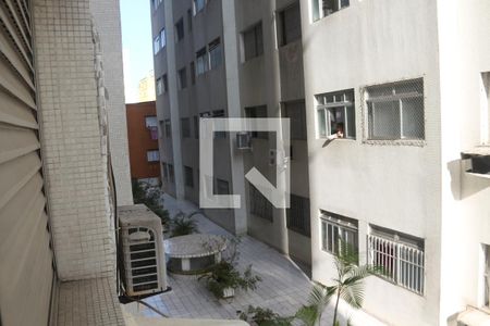 Vista da Sala de apartamento para alugar com 1 quarto, 30m² em Centro, São Vicente