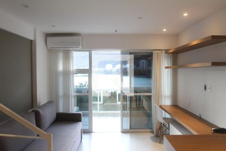Sala de apartamento à venda com 1 quarto, 53m² em Lagoa, Rio de Janeiro