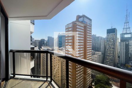 Sala - varanda de apartamento para alugar com 2 quartos, 62m² em Jardim Paulista, São Paulo