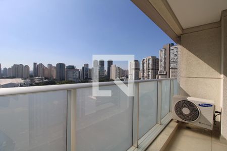 Varanda de apartamento para alugar com 1 quarto, 32m² em Santo Amaro, São Paulo