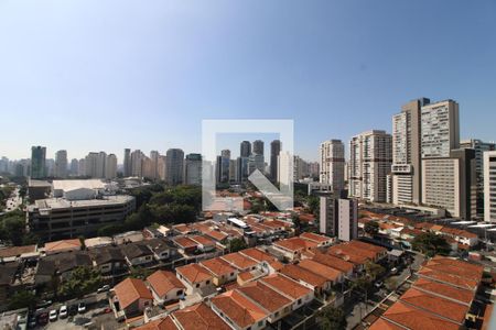 Vista da varanda de apartamento para alugar com 1 quarto, 32m² em Santo Amaro, São Paulo