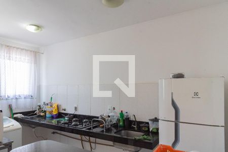 Cozinha de apartamento para alugar com 2 quartos, 47m² em Loteamento Parque São Martinho, Campinas