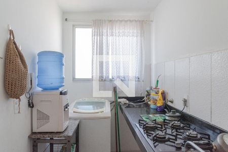 Cozinha de apartamento para alugar com 2 quartos, 47m² em Loteamento Parque São Martinho, Campinas