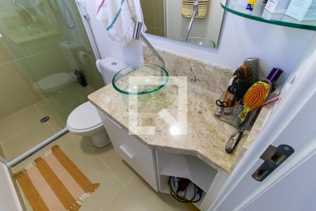 Banheiro da suíte de apartamento à venda com 2 quartos, 55m² em Bonfim, Campinas