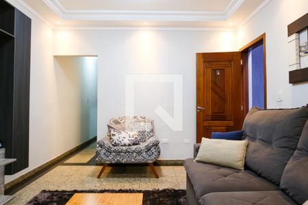 Sala de casa à venda com 3 quartos, 180m² em Vila Scarpelli, Santo André