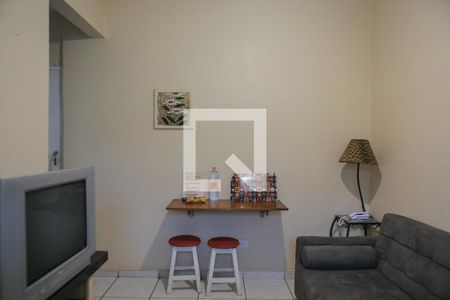 Sala de apartamento para alugar com 1 quarto, 57m² em Pompéia, Santos