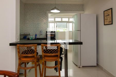 Cozinha de apartamento para alugar com 3 quartos, 120m² em Balneario Cidade Atlantica, Guarujá