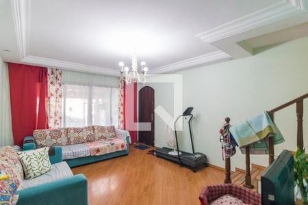 Sala de casa à venda com 3 quartos, 217m² em Vila Eldízia, Santo André