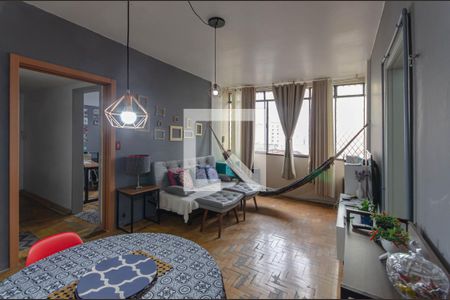 Sala de Estar/Jantar de apartamento à venda com 2 quartos, 90m² em Centro Histórico, Porto Alegre