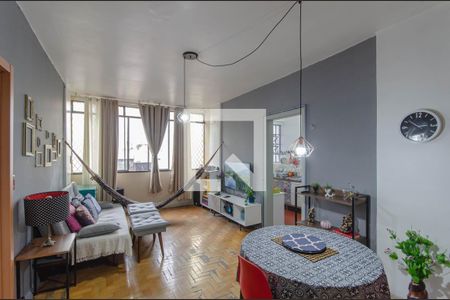 Sala de Estar/Jantar de apartamento à venda com 2 quartos, 90m² em Centro Histórico, Porto Alegre