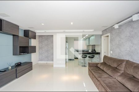 Sala de apartamento à venda com 3 quartos, 104m² em Vila da Serra, Nova Lima