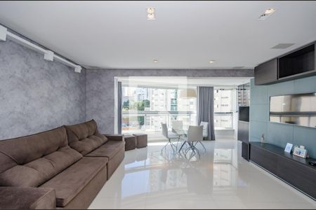 Sala de apartamento à venda com 3 quartos, 104m² em Vila da Serra, Nova Lima