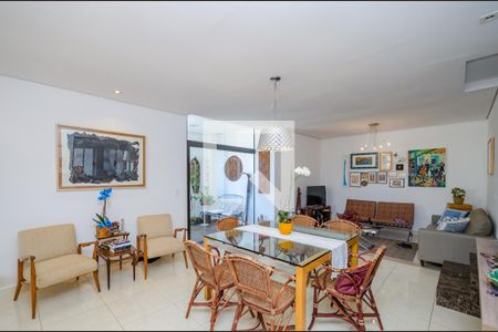 Sala piso 1 de casa para alugar com 3 quartos, 260m² em Santa Lúcia, Belo Horizonte