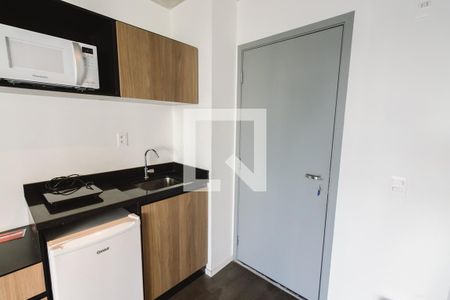 Cozinha de kitnet/studio para alugar com 1 quarto, 36m² em Bom Retiro, São Paulo