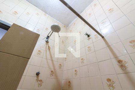 Detalhe do banheiro de casa de condomínio para alugar com 1 quarto, 50m² em Ocian, Praia Grande