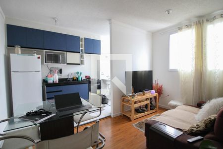 sala / cozinha de apartamento à venda com 2 quartos, 44m² em Vila Santa Maria, São Paulo
