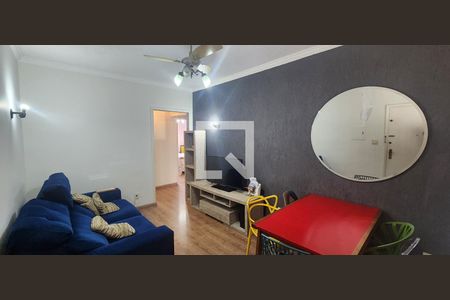 Sala de apartamento para alugar com 2 quartos, 80m² em Boqueirão, Santos