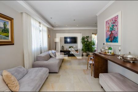 Sala de apartamento à venda com 4 quartos, 140m² em Buritis, Belo Horizonte