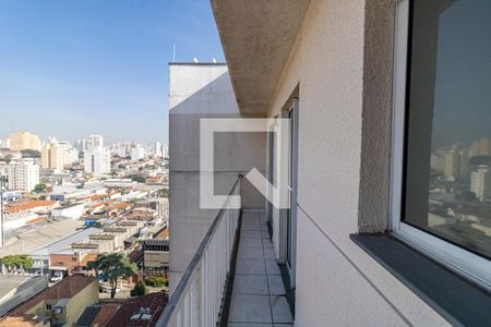 Varanda da Sala e do Quarto de kitnet/studio para alugar com 1 quarto, 36m² em Cambuci, São Paulo