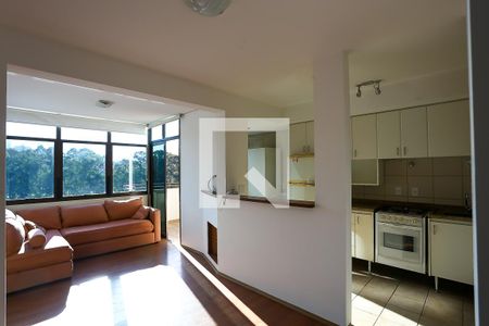 Sala de apartamento à venda com 1 quarto, 77m² em Paraíso do Morumbi, São Paulo