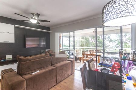 Sala de estar de apartamento à venda com 3 quartos, 107m² em Vila Lusitânia, São Bernardo do Campo
