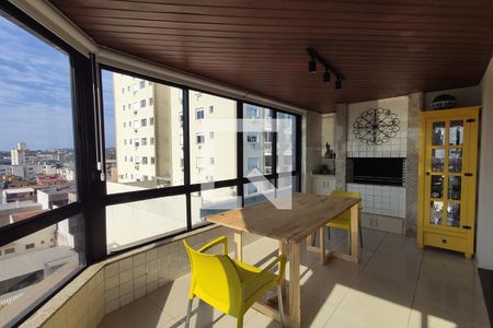 Varanda gourmet de apartamento à venda com 4 quartos, 124m² em Centro, São Leopoldo