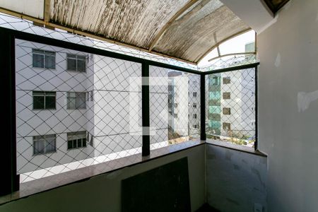 Varanda gourmet de apartamento à venda com 3 quartos, 86m² em Dona Clara, Belo Horizonte