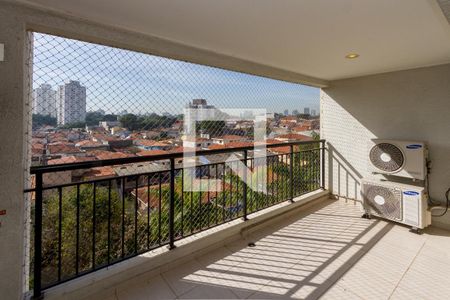 Varanda da Sala de apartamento à venda com 2 quartos, 81m² em Vila Cruzeiro, São Paulo