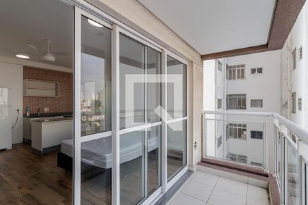 Sacada de kitnet/studio para alugar com 1 quarto, 28m² em Aclimação, São Paulo