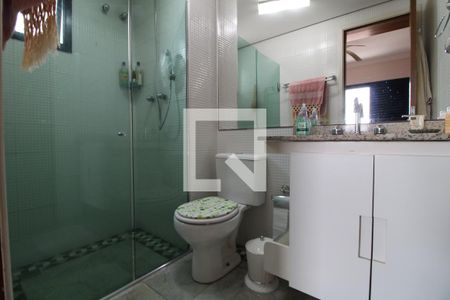 Banheiro da suíte de apartamento à venda com 3 quartos, 100m² em Jardim Aeroporto, São Paulo