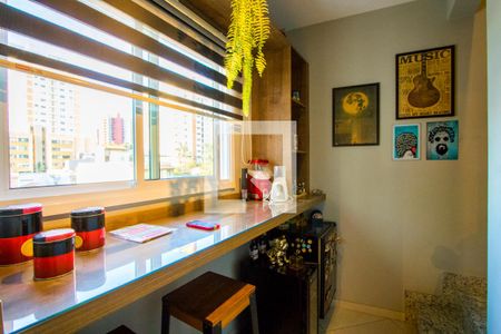 Detalhe da sala de apartamento à venda com 3 quartos, 133m² em Vila Alice, Santo André