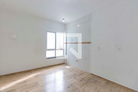 Sala, cozinha e lavanderia  de apartamento para alugar com 1 quarto, 45m² em Jardim Algarve, Alvorada