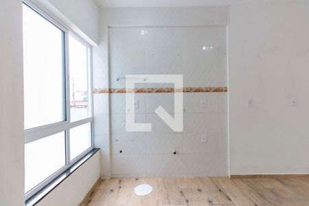 Sala, cozinha e lavanderia  de apartamento para alugar com 1 quarto, 45m² em Jardim Algarve, Alvorada