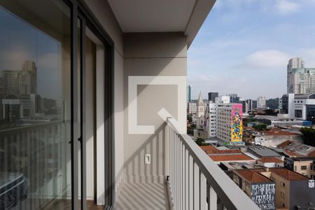 Varanda  de apartamento para alugar com 1 quarto, 27m² em Pinheiros, São Paulo