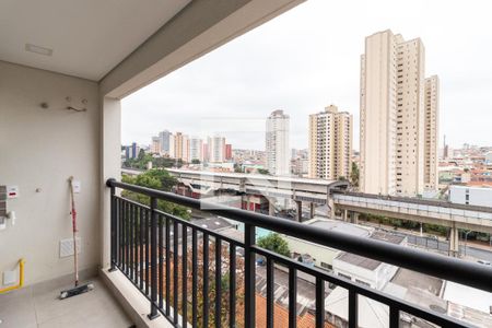 Varanda da Sala de apartamento para alugar com 2 quartos, 50m² em Vila Dom Pedro Ii, São Paulo