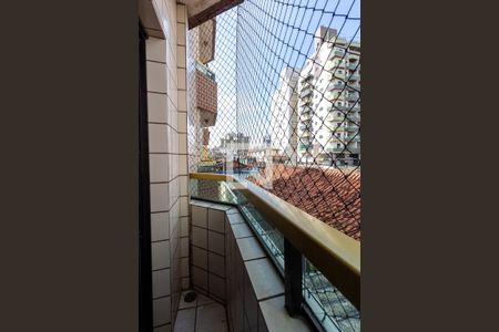 Sacada da sala de apartamento para alugar com 1 quarto, 72m² em Vila Assuncao, Praia Grande