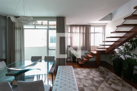 Sala de apartamento à venda com 4 quartos, 210m² em Palmares , Belo Horizonte